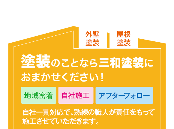 塗装のことなら三和塗装におまかせください！